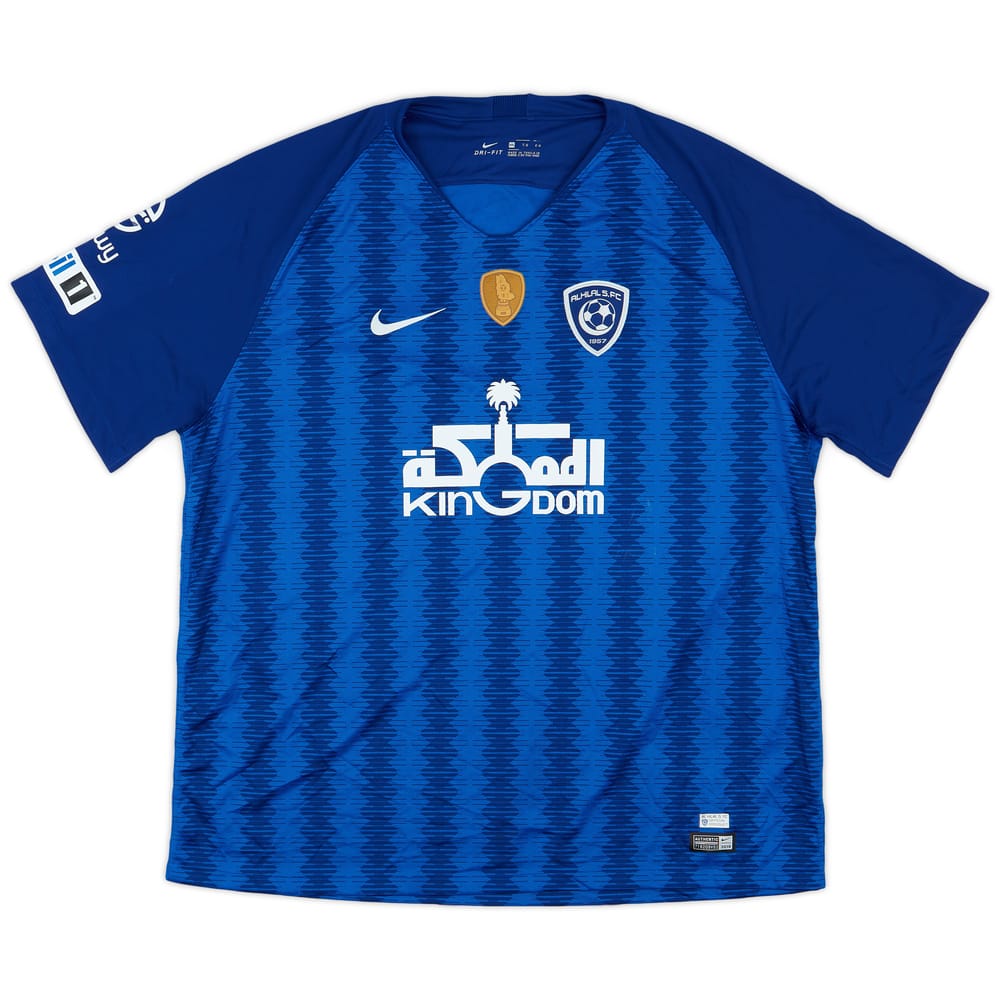 2018-19 Al-Hilal Riyadh Home Shirt - 7/10 - (XXL)