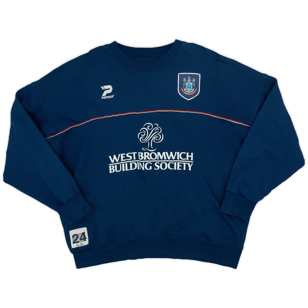 2000-01 West Brom Player Issue Patrick Sweat Top #24 - 7/10 - (XXL)