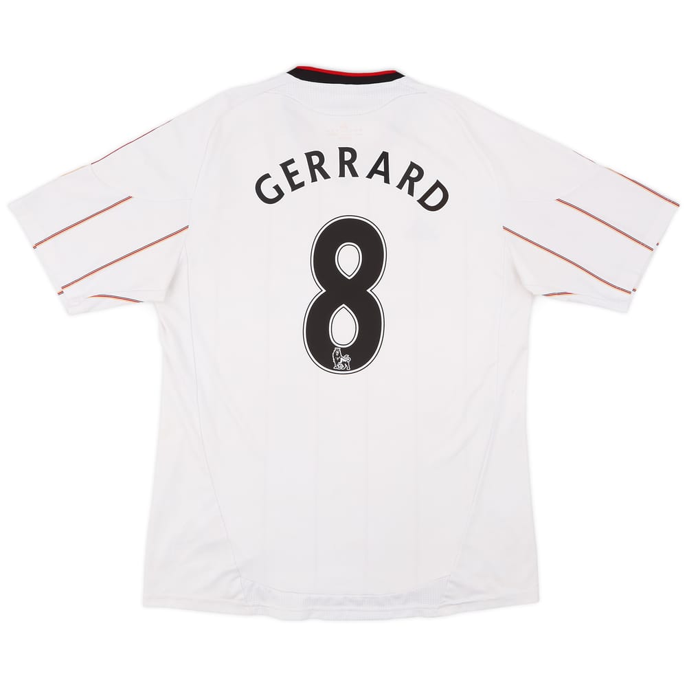 2010-11 Liverpool Away Shirt Gerrard #8 - 6/10 - (L)
