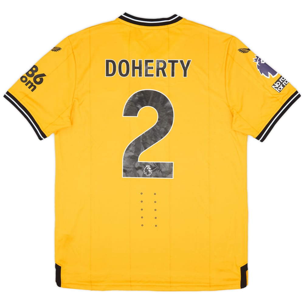 2023-24 Wolves Match Issue Home Shirt Doherty #2
