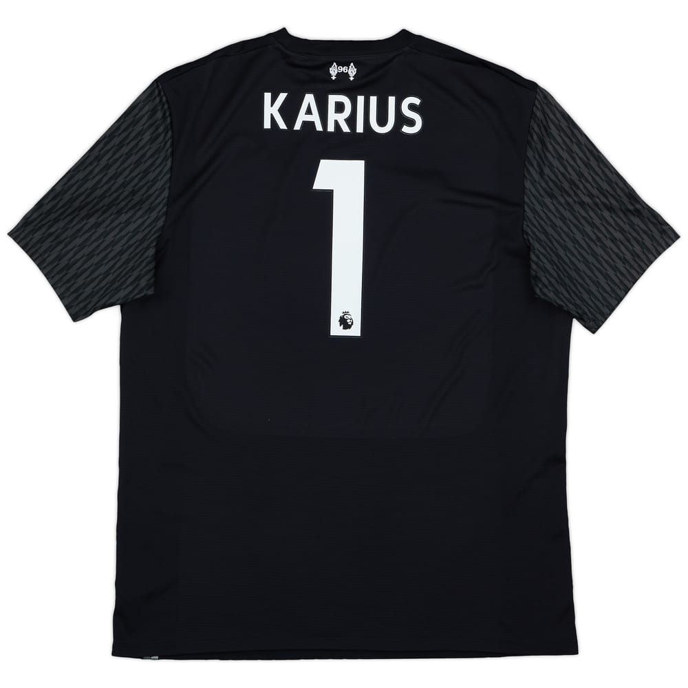 2017-18 Liverpool '125 Years' GK Shirt Karius #1 - 10/10 - (XL)
