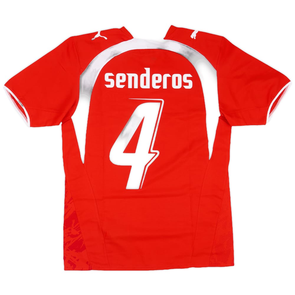 2006-08 Switzerland Home Shirt Senderos #4 - 9/10 - (S)