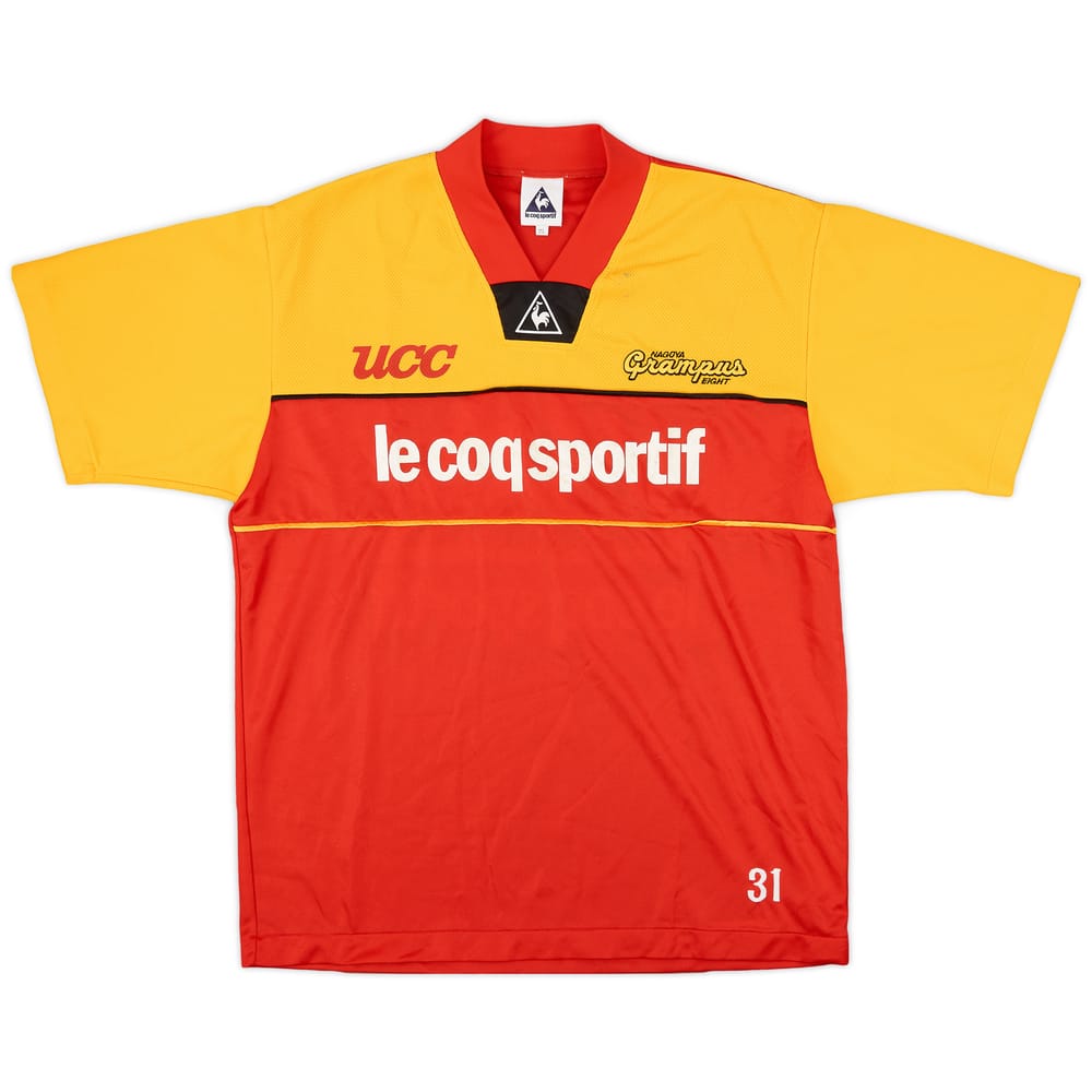1998 Nagoya Grampus Eight Player Issue Le Coq Sportif Training Shirt #31 - 7/10 - (L)