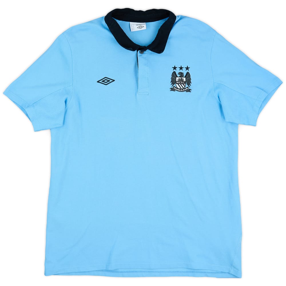 2012-13 Manchester City Umbro Polo Shirt - 9/10 - (XL)