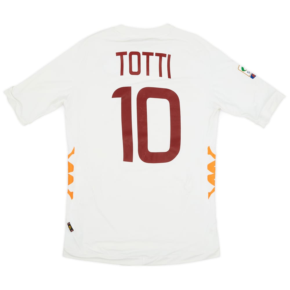2011-12 Roma Away Shirt Totti #10 - 7/10 - (XL)