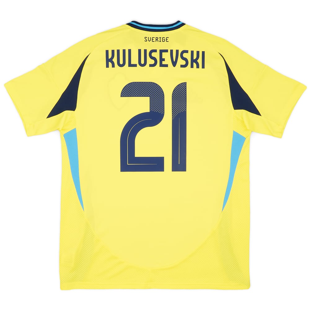 2024-25 Sweden Home Shirt Kulusevski #21