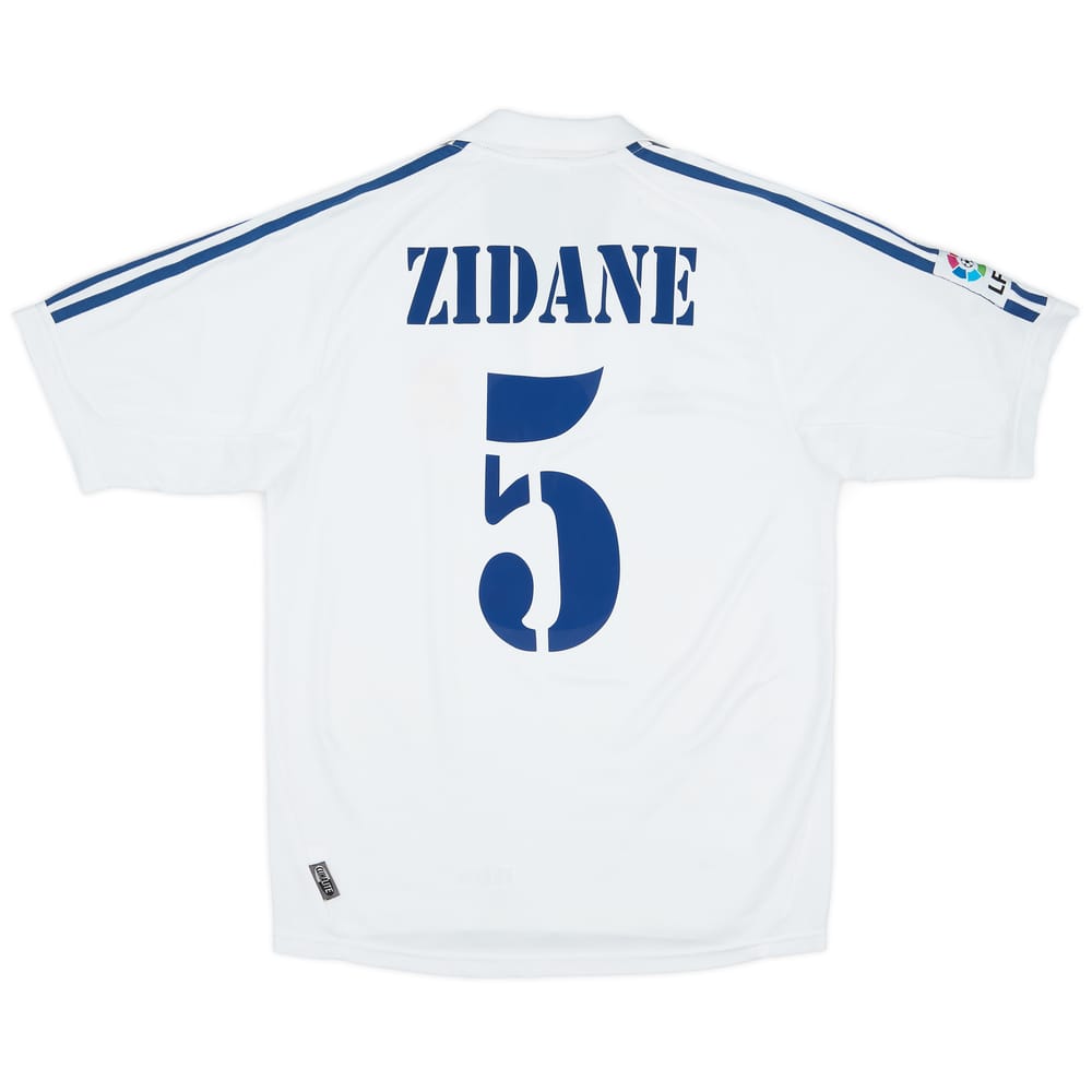 2001 Real Madrid Home Shirt Zidane #5 - 9/10 - (S)