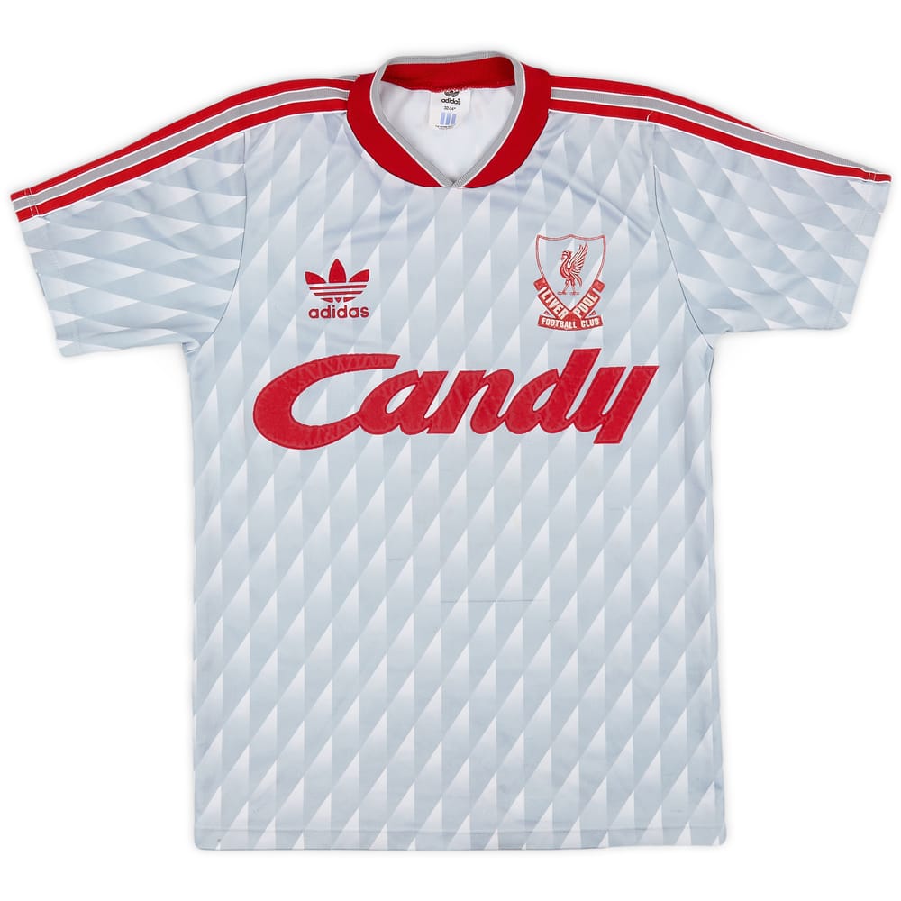 1989-91 Liverpool Away Shirt - 5/10 - (L.Boys)