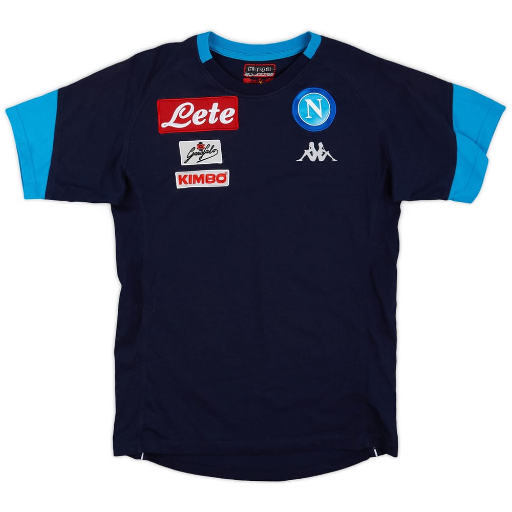2017-18 Napoli Kappa Training Shirt - 8/10 - (L)