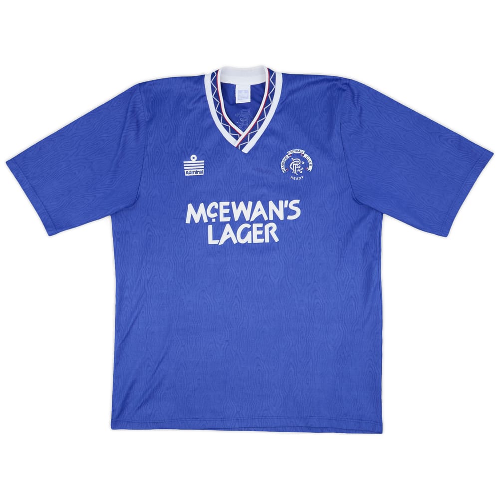 1990-92 Rangers Home Shirt - 8/10 - (L)