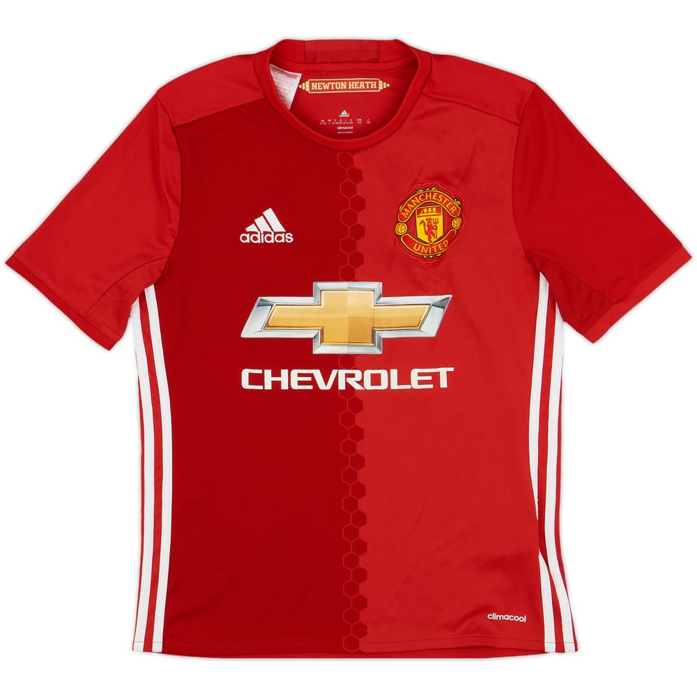 2016-17 Manchester United Home Shirt - 9/10 - (L.Boys)