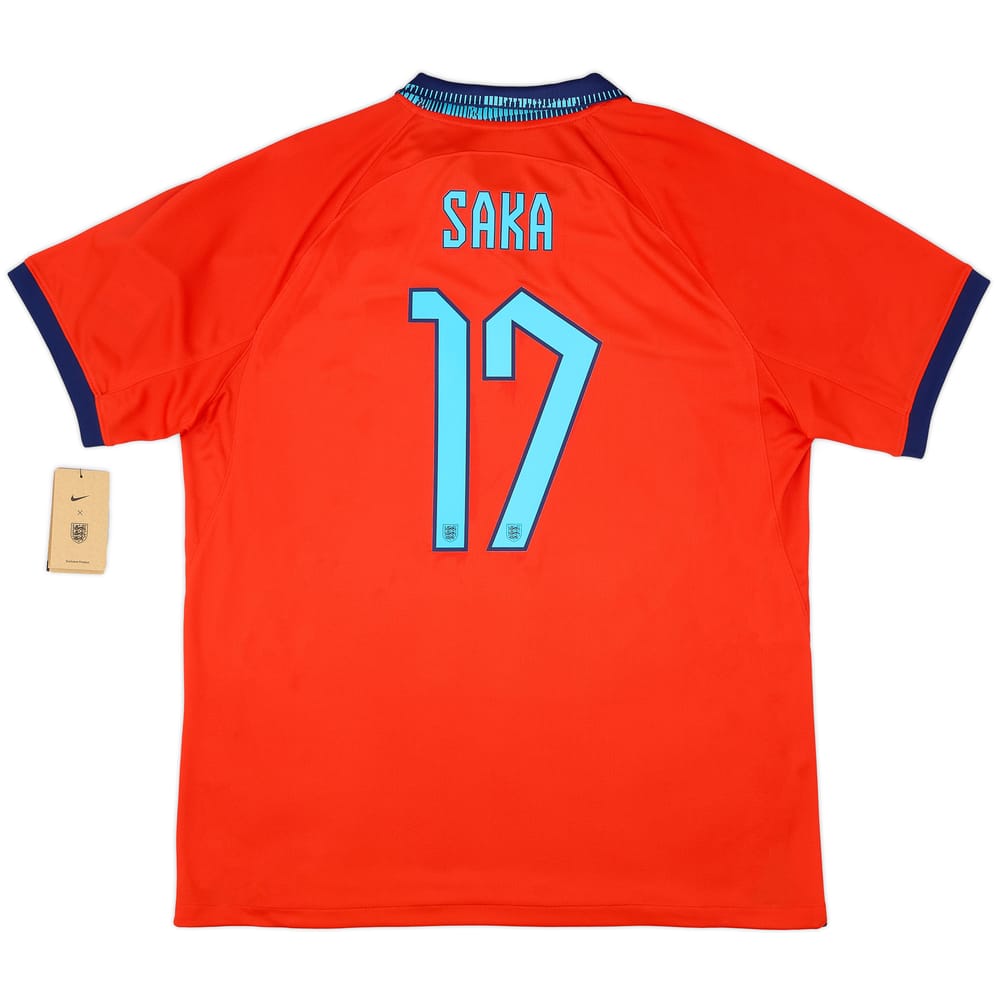 2022-23 England Away Shirt Saka #17