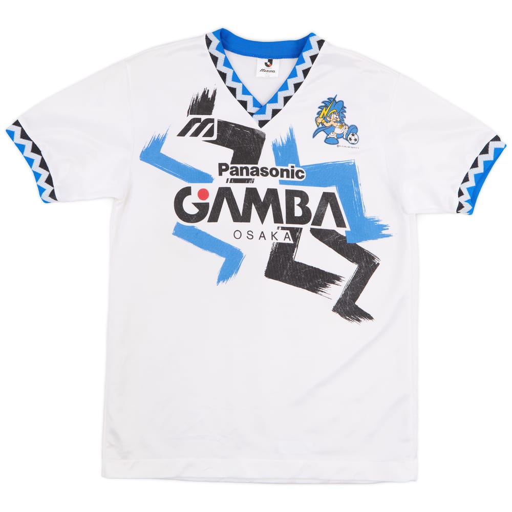 1993-95 Gamba Osaka Mizuno Training Shirt - 8/10 - (L)