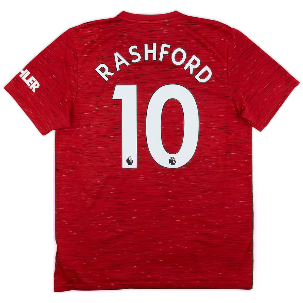 2020-21 Manchester United Home Shirt Rashford #10 - 5/10 - (L)