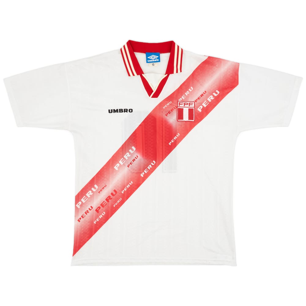 1996-98 Peru Home Shirt - 8/10 - (L)
