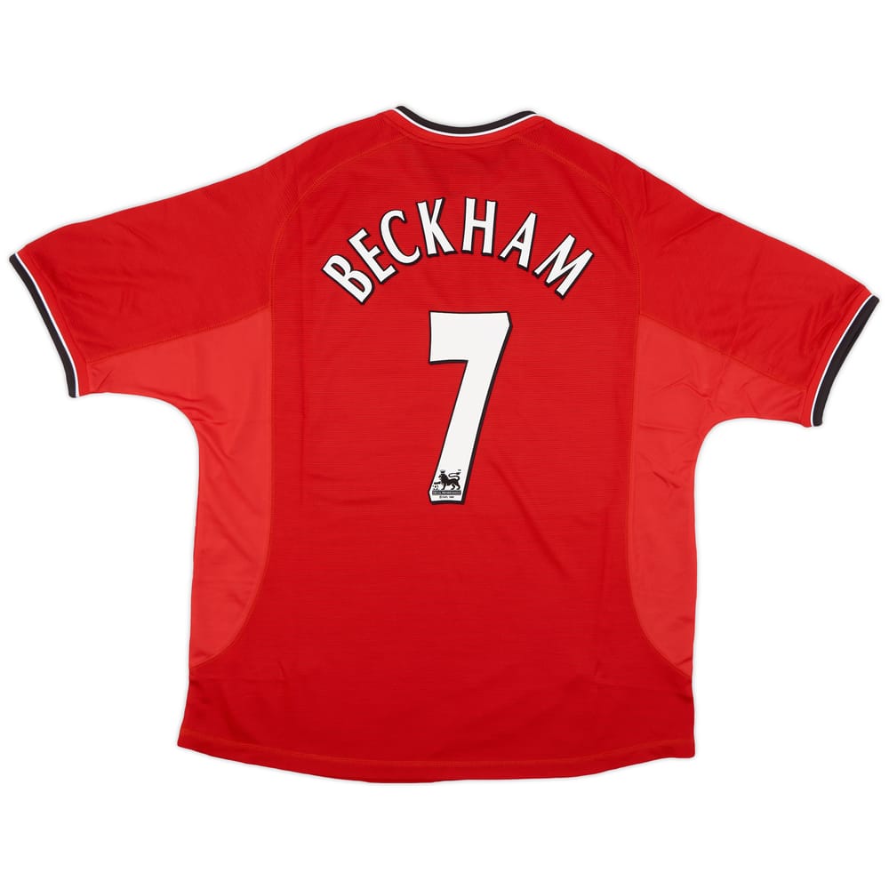 2000-02 Manchester United Home Shirt Beckham #7 (XXL)