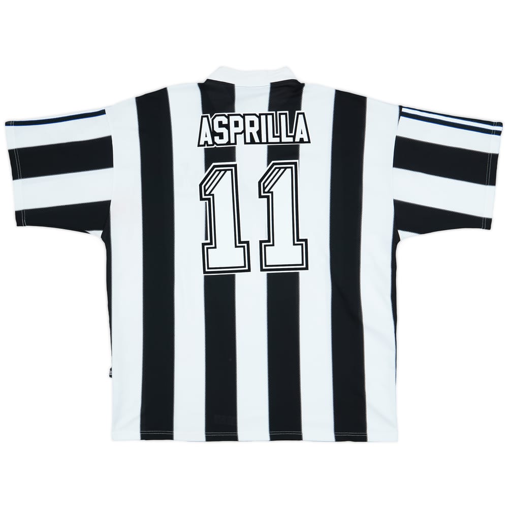 1995-97 Newcastle Home Shirt Asprilla #11 - 7/10 - (XXL)