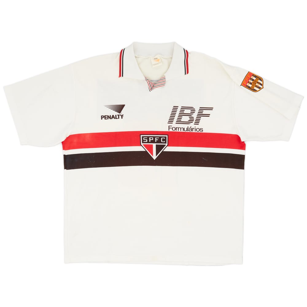 1992 Sao Paulo Home Shirt #10 - 9/10 - (XL)