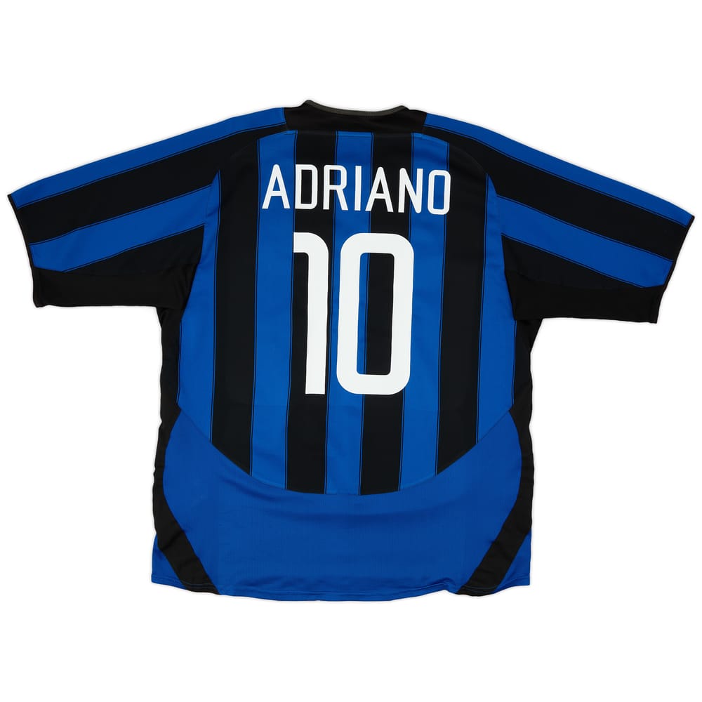 2003-04 Inter Milan Home Shirt Adriano #10 - 6/10 - (XL)