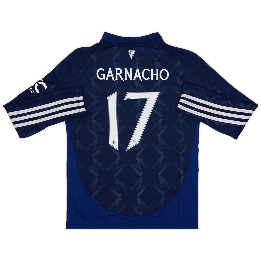 2024-25 Manchester United Away L/S Shirt Garnacho #17 (KIDS)