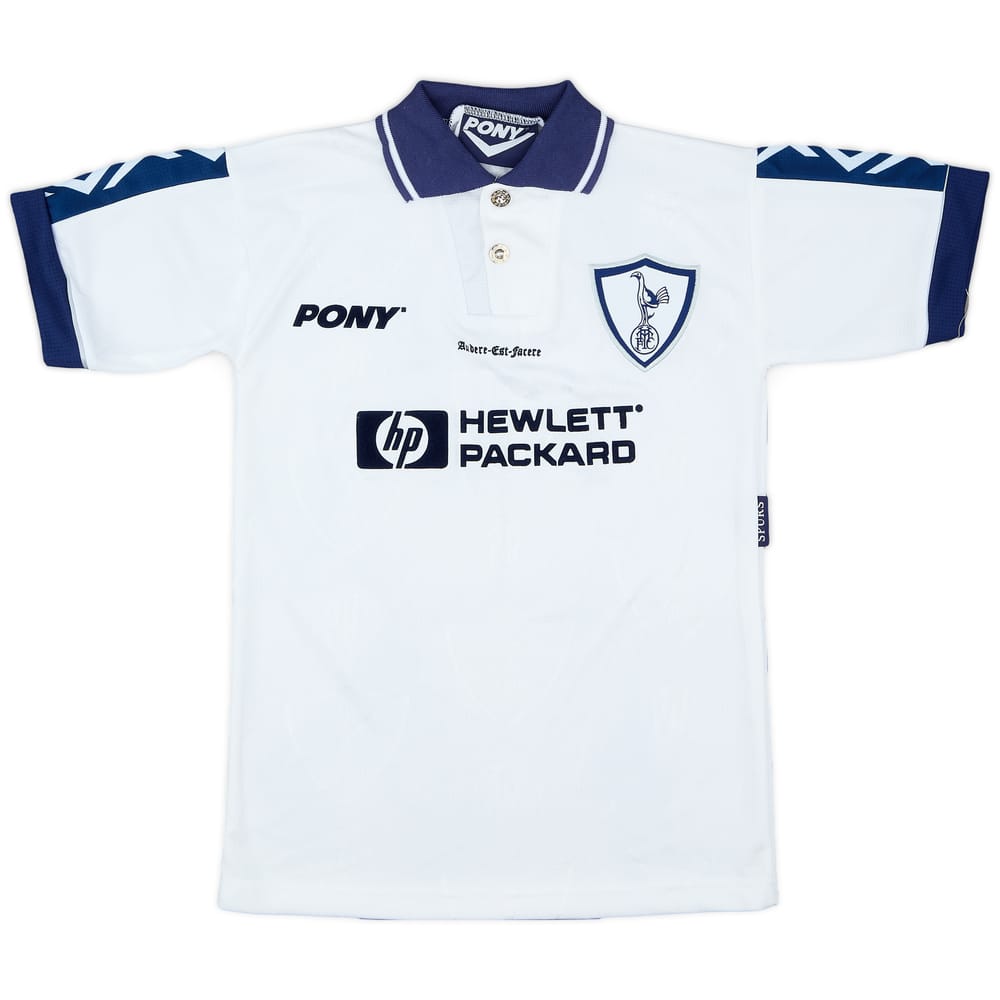 1995-97 Tottenham Home Shirt - 9/10 - (L.Boys)