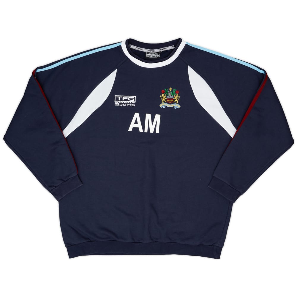 2002-05 Burnley Staff Issue TFG Sports Sweat Top AM - 8/10 - (XXL)