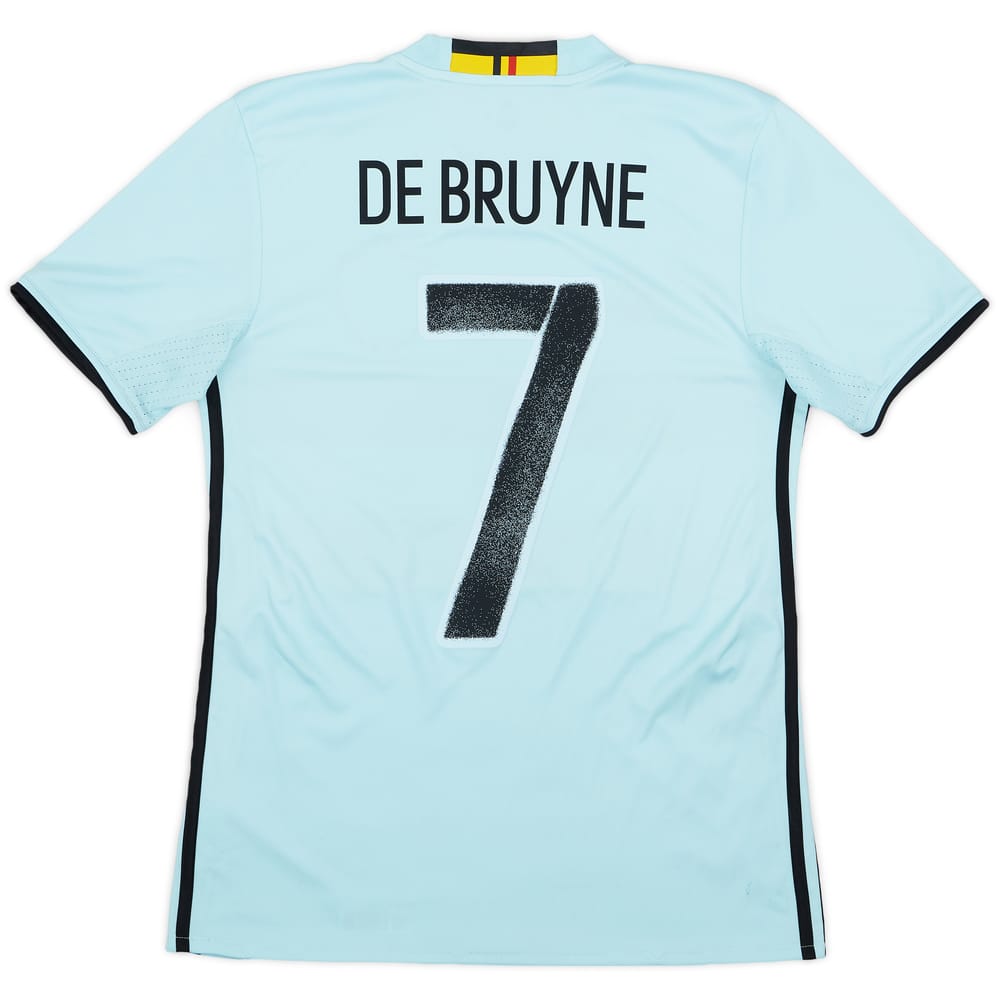 2016-17 Belgium Away Shirt De Bruyne #7 - 7/10 - (S)