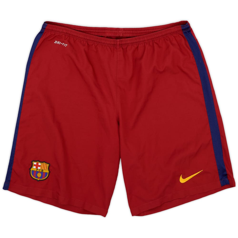 2015-16 Barcelona Home Shorts - 8/10 - (L)