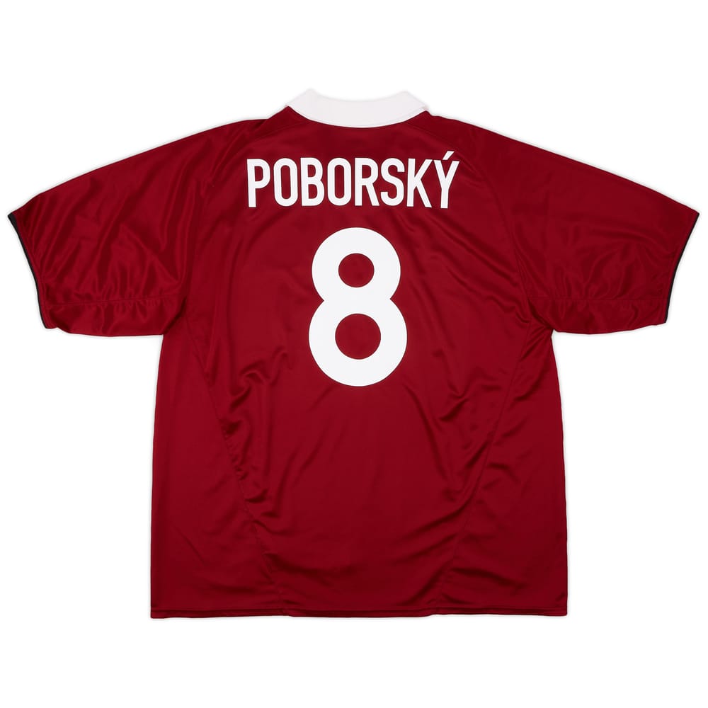 2003-04 Sparta Prague Home Shirt Poborsky #8 - 8/10 - (L)