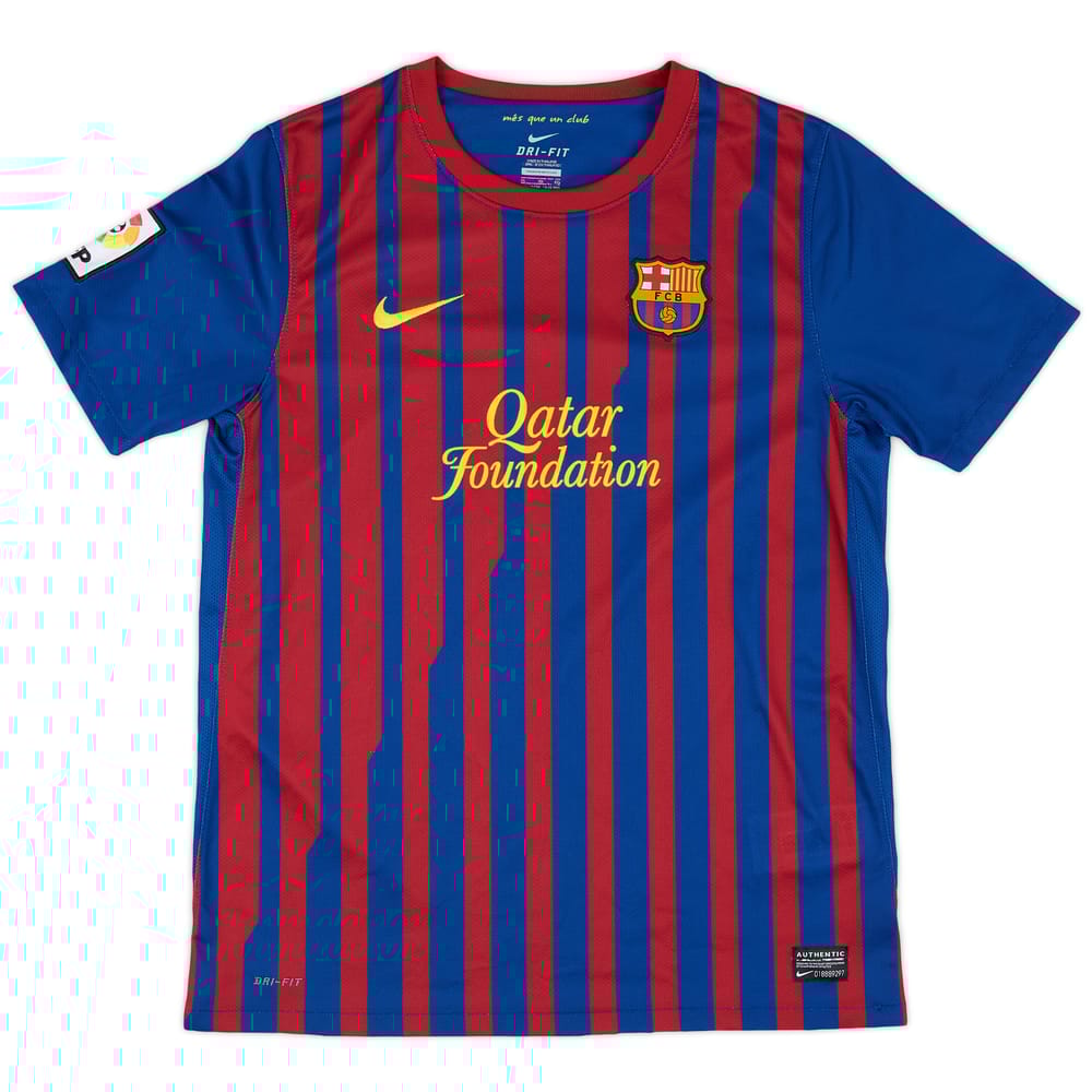 2011-12 Barcelona Home Shirt - 8/10 - (XL.Boys)