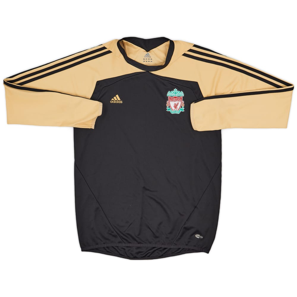 2008-09 Liverpool adidas Drill Top - 8/10 - (M)