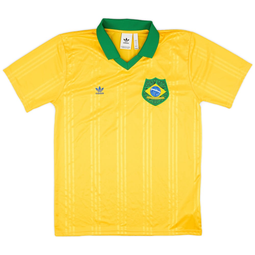 2014 Brazil adidas Retro Fan Tee #10 - 8/10 - (L)