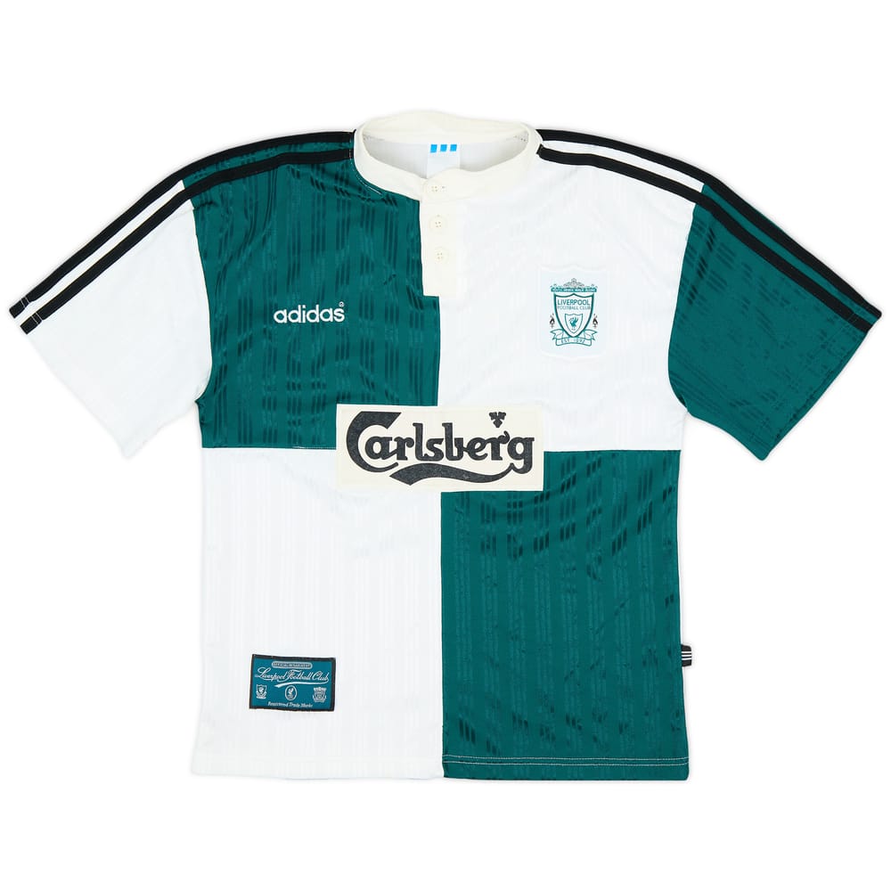 1995-96 Liverpool Away Shirt - 8/10 - (M.Boys)