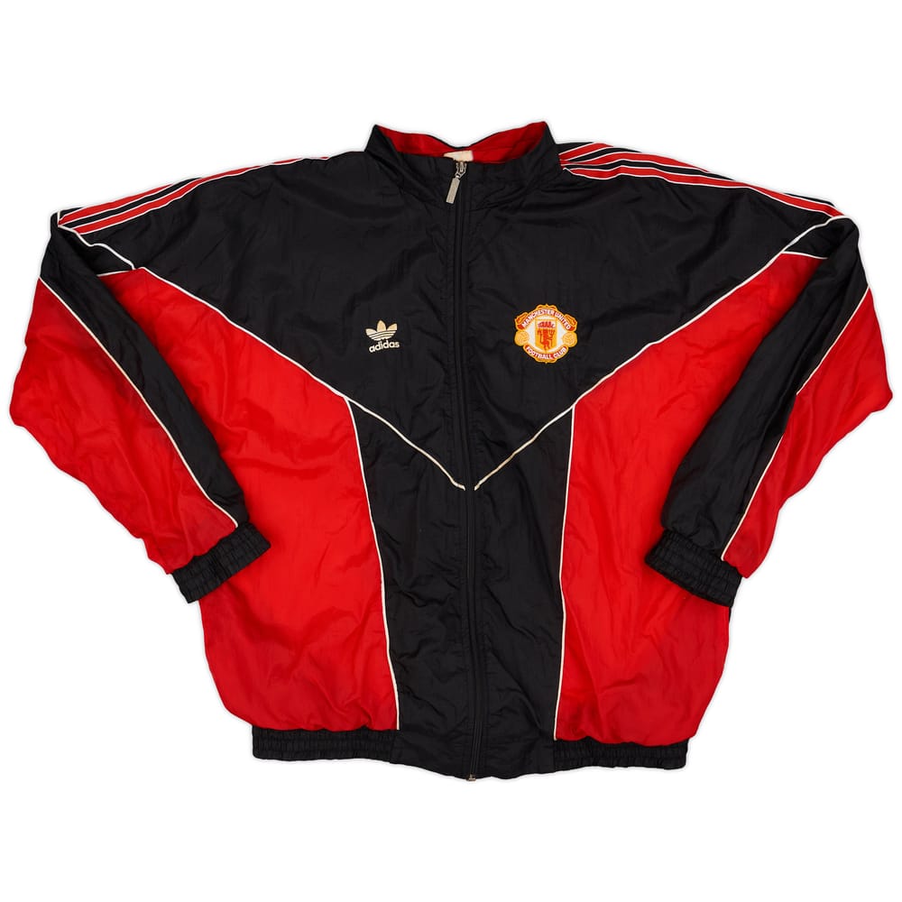 1988-90 Manchester United adidas Track Jacket - 7/10 - (L)