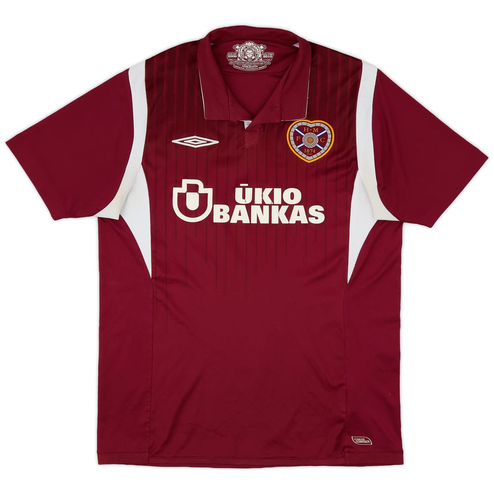 2009-10 Hearts Home Shirt - 6/10 - (M)