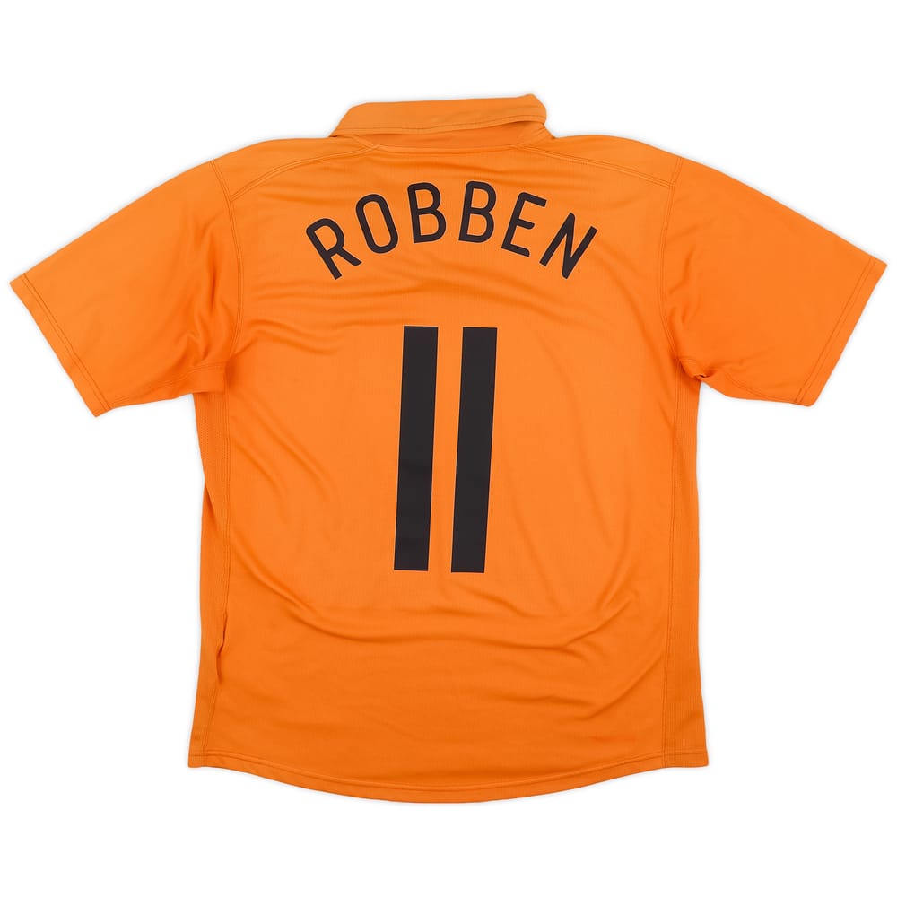 2006-08 Netherlands Home Shirt Robben #11 - 7/10 - (S)