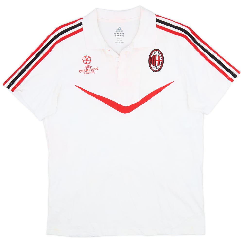 2010-11 AC Milan adidas Champions League Polo Shirt - 4/10 - (M)