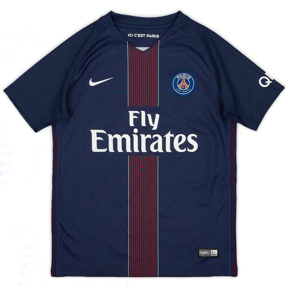 2016-17 Paris Saint-Germain Home Shirt - 8/10 - (M.Boys)