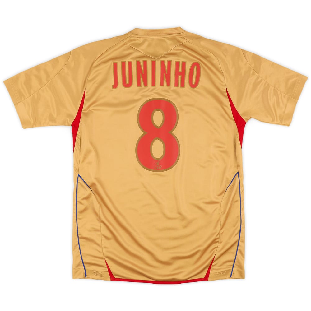 2007-08 Lyon Away Shirt Juninho #8 - 6/10 - (S)