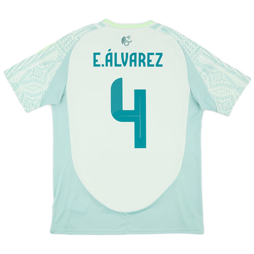 2024-25 Mexico Away Shirt E.Alvarez #4