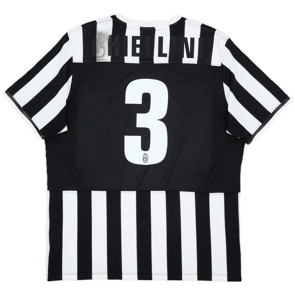 2013-14 Juventus Home Shirt Chiellini #3 - 3/10 - (XL)
