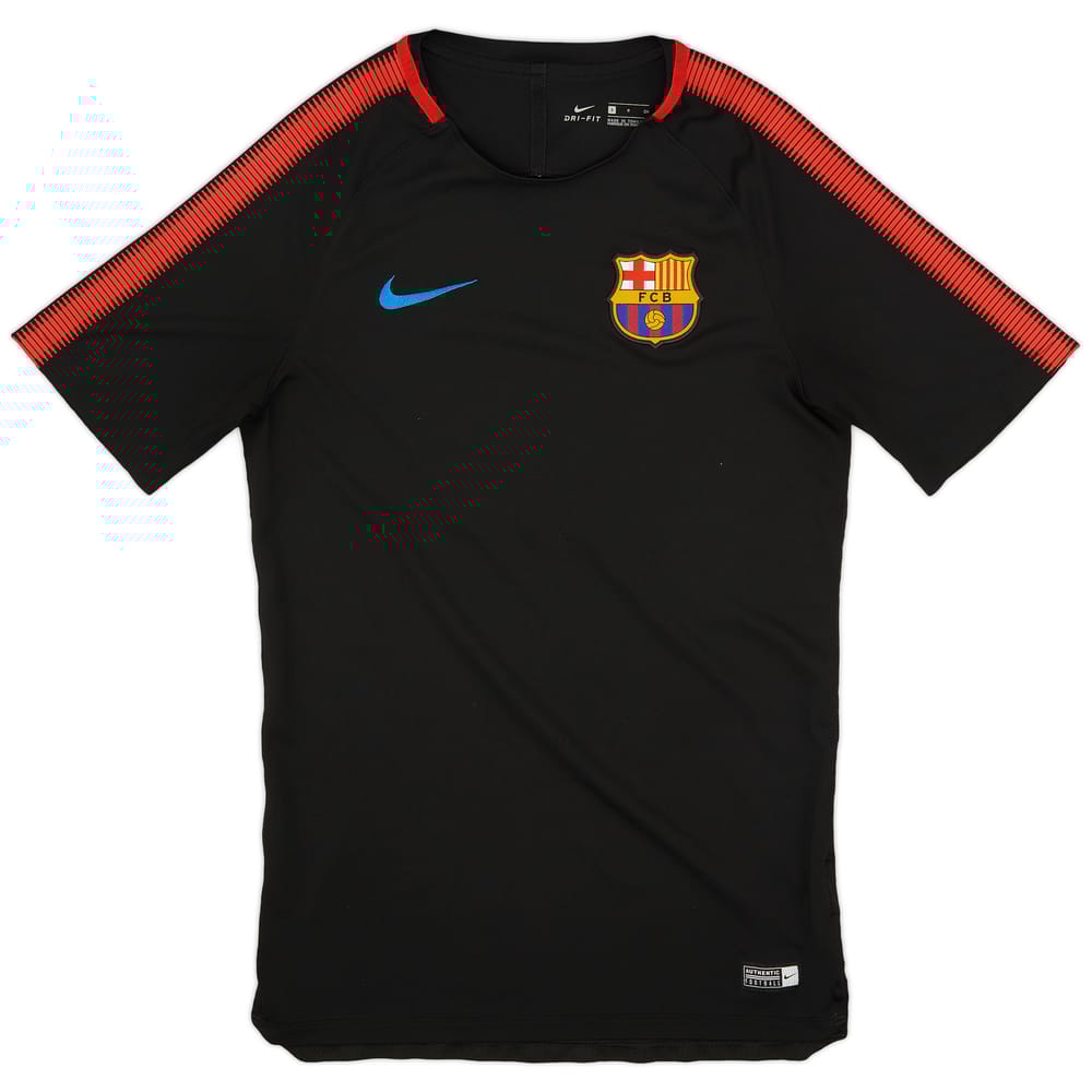 2017-18 Barcelona Nike Training Shirt - 9/10 - (S)