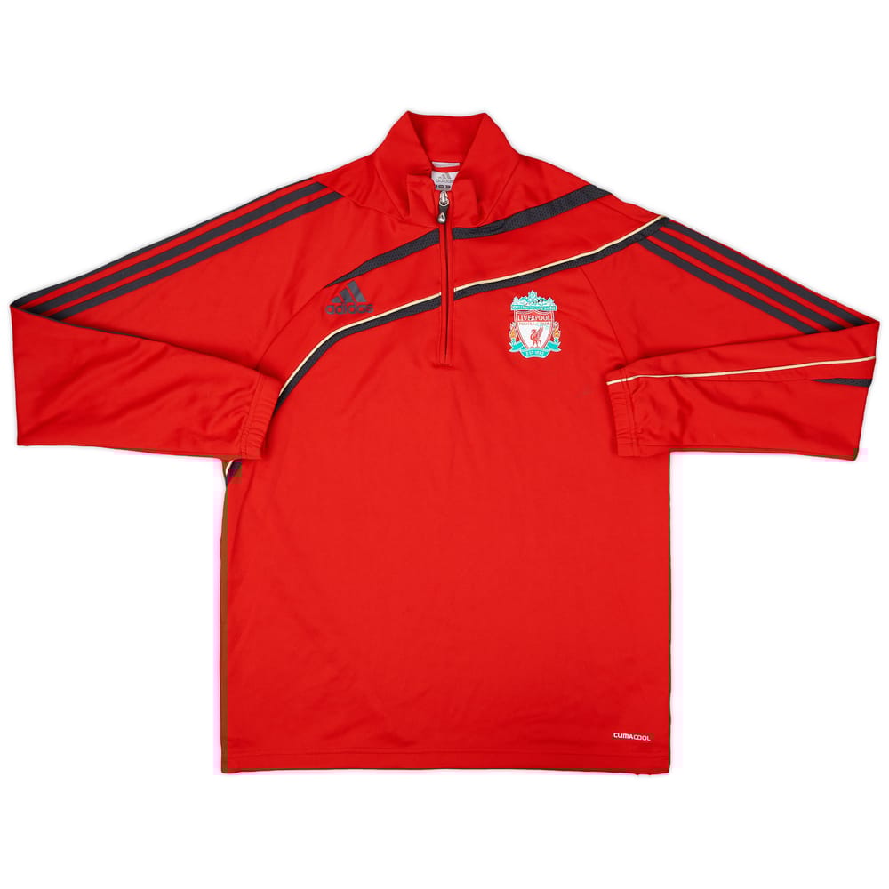 2009-10 Liverpool adidas 1/4 Zip Training Top - 5/10 - (L)