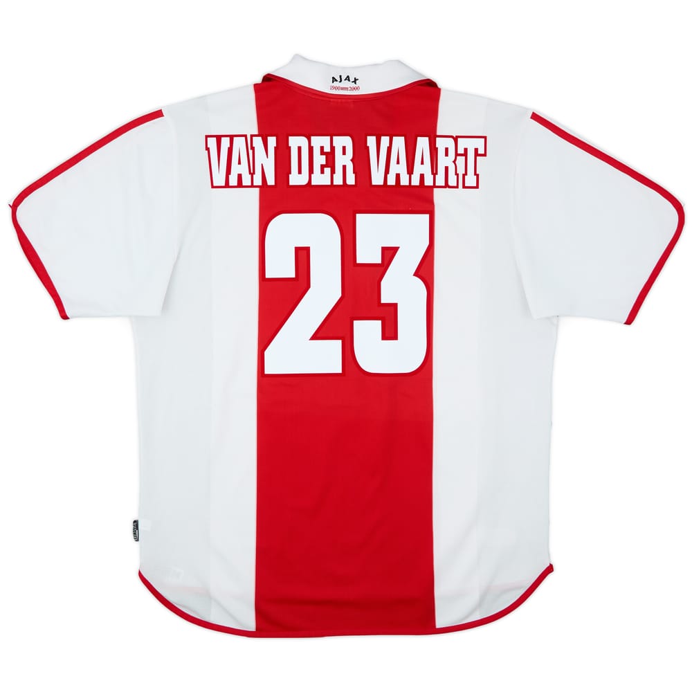 2000-01 Ajax Centenary Home Shirt Van Der Vaart #23 - 7/10 - (XL)