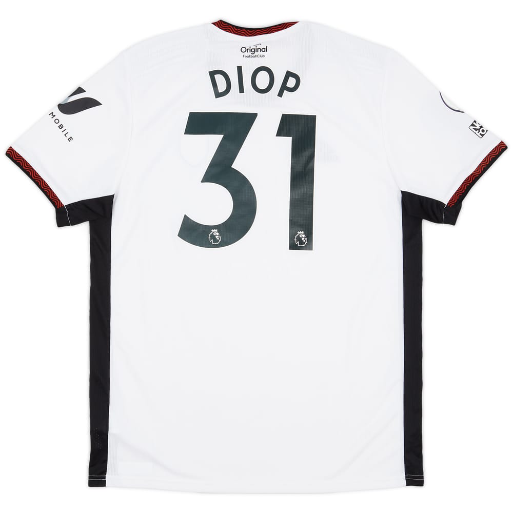 2022-23 Fulham Match Issue Home Shirt Diop #31