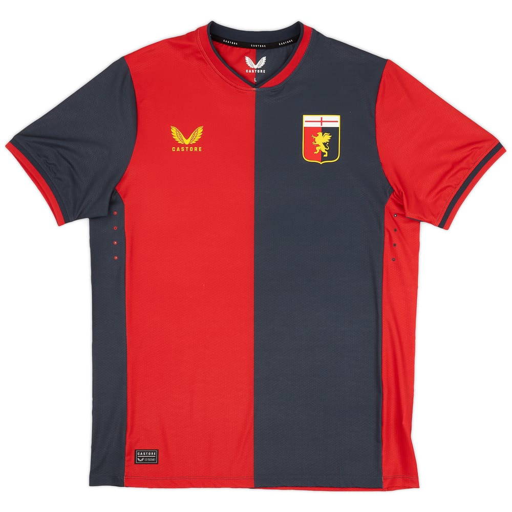 2022-23 Genoa Authentic Home Shirt - As New - (L)