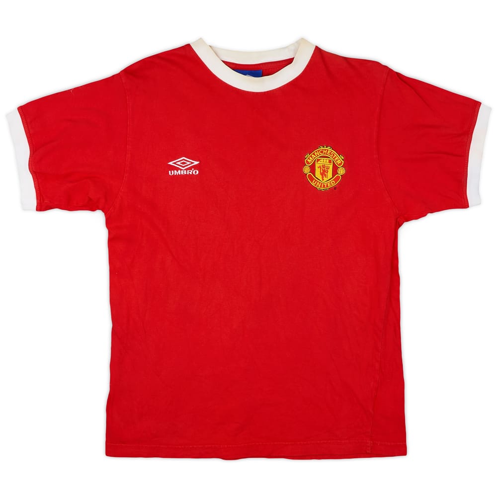 1998-99 Manchester United Umbro Cotton Tee - 7/10 - (S)