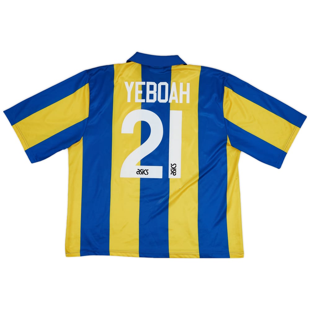 1993-95 Leeds United Away Shirt Yeboah #21 - 5/10 - (XXL)