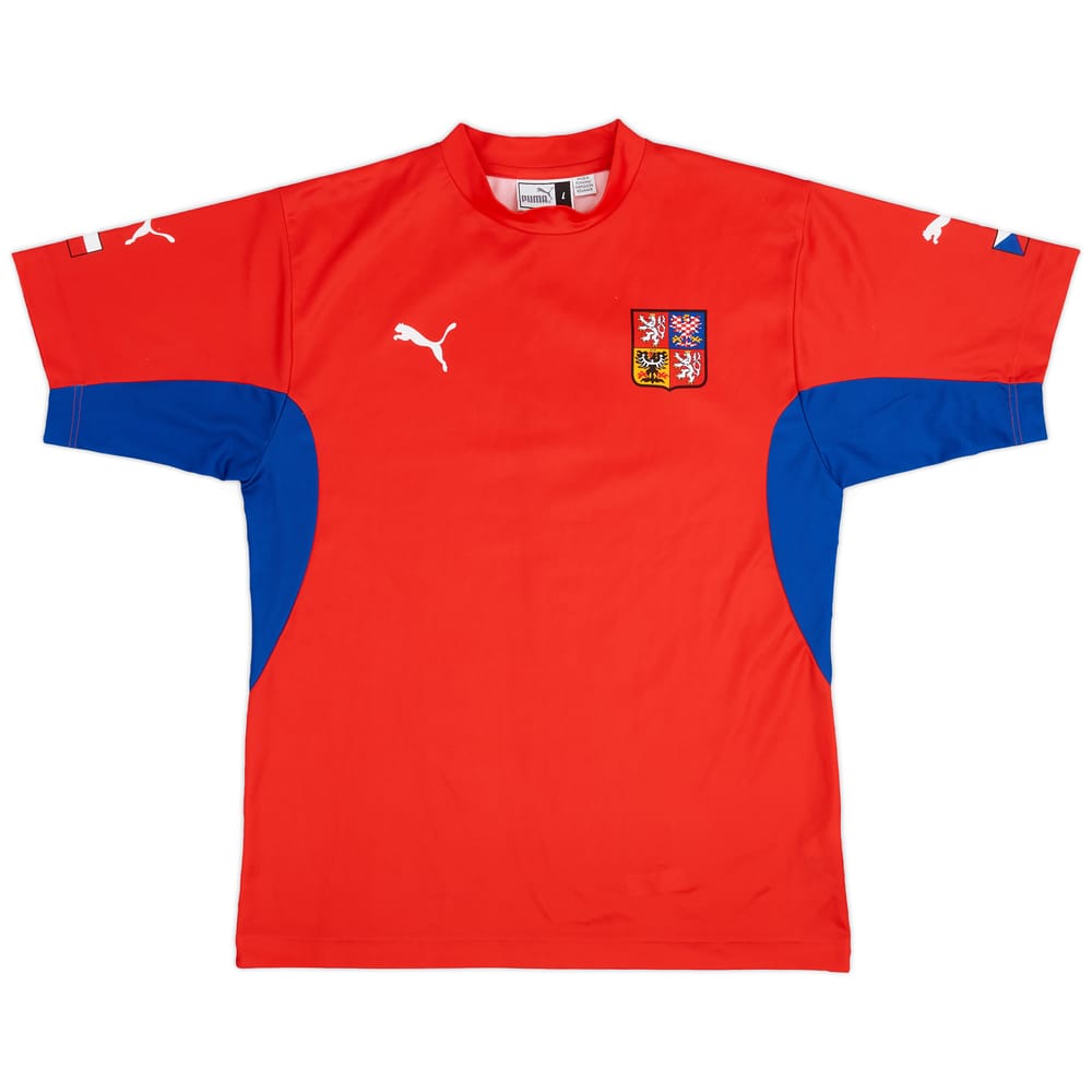 2002-04 Czech Republic Basic Home Shirt - 7/10 - (L)
