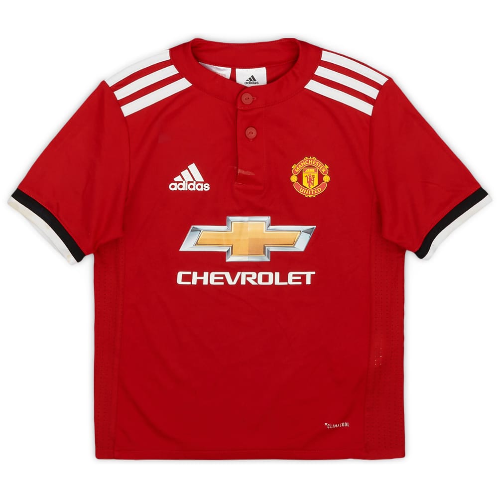 2017-18 Manchester United Home Shirt - 8/10 - (5-6 Years)
